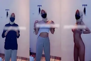 Bokep Hijab Anythingthena Telanjang Rare poster